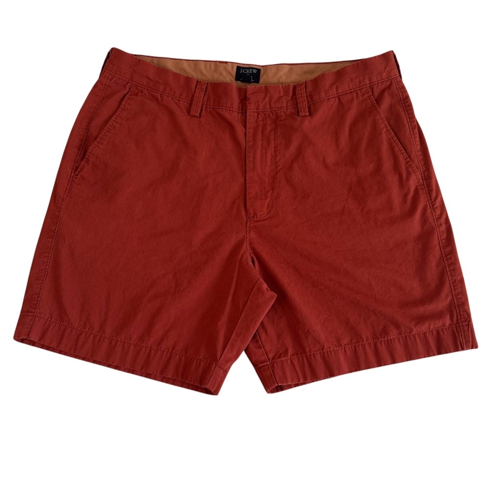 J.Crew Reade 34x6.5 Fox Red Cotton Twill Men's Chino Shorts